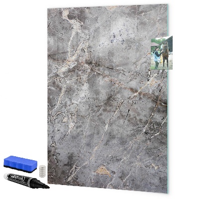 Schreib magnettafel Memotafel mit Magneten und Fotos