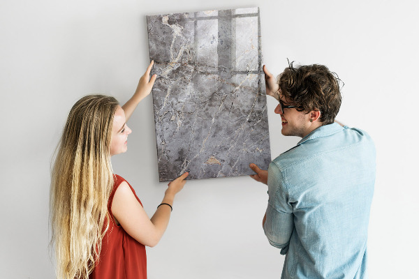 Schreib magnettafel Memotafel mit Magneten und Fotos