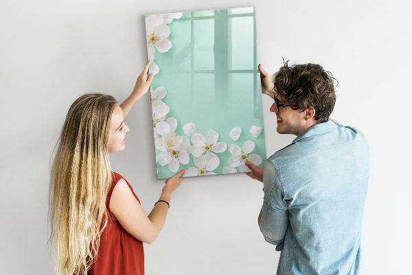Magnettafel zum schreiben Kreatives Board mit floralem Motiv