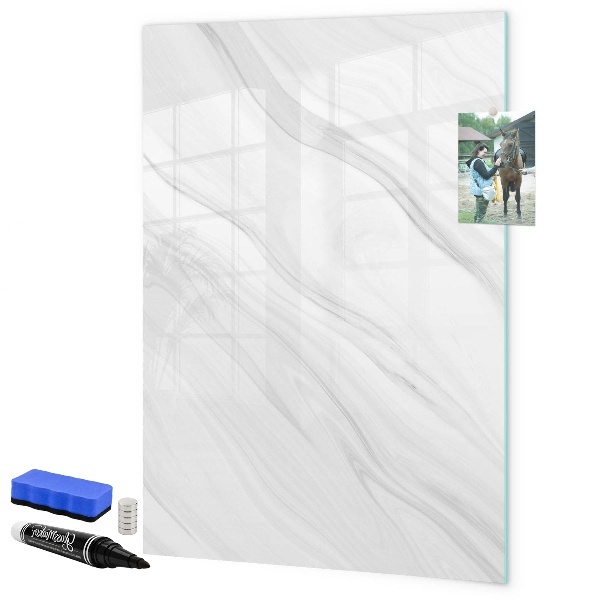 Schreib magnettafel Stilvolle Pinnwand für Fotos und Notizen