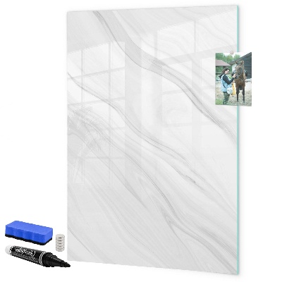 Schreib magnettafel Stilvolle Pinnwand für Fotos und Notizen