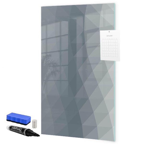 Magnettafel zum schreiben Notiz- und Fototafel
