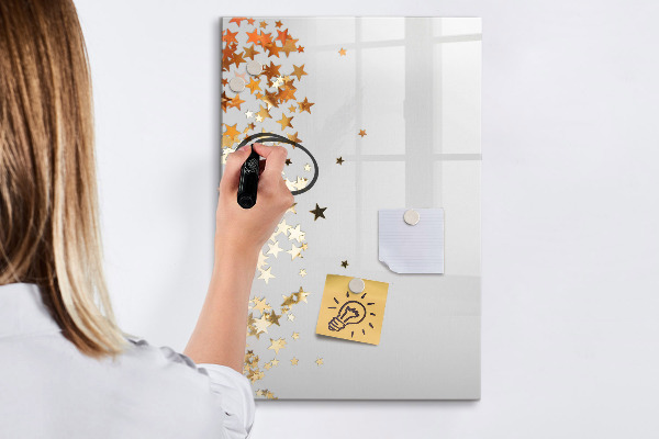 Schreib magnettafel Kreative Pinnwand für Fotos und Notizen