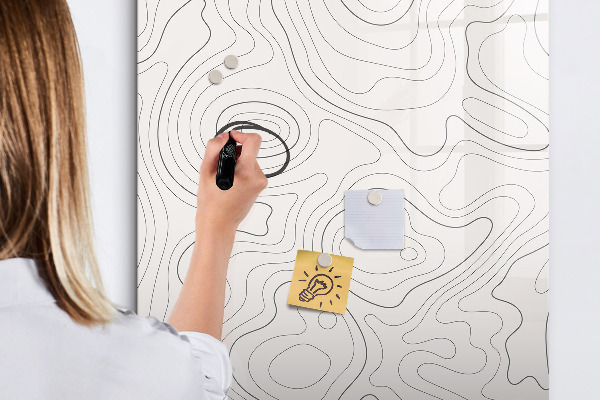 Schreib magnettafel Eine kreative Art, Ihre Fotos zu präsentieren