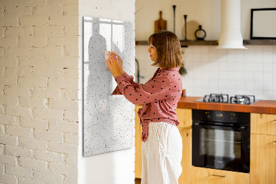 Schreib magnettafel Eine kreative Art, Ihre Fotos zu präsentieren