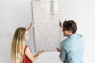 Schreib magnettafel Eine kreative Art, Ihre Fotos zu präsentieren