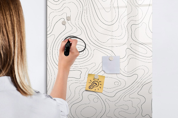 Schreib magnettafel Eine kreative Art, Ihre Fotos zu präsentieren