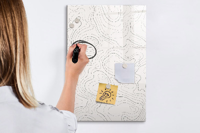 Schreib magnettafel Eine kreative Art, Ihre Fotos zu präsentieren
