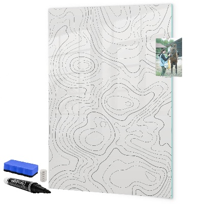 Schreib magnettafel Eine kreative Art, Ihre Fotos zu präsentieren