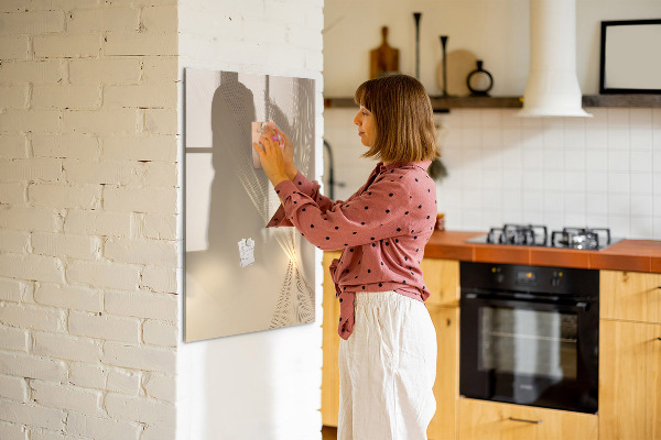 Magnettafel zum schreiben Moderne Fotodisplaytafel