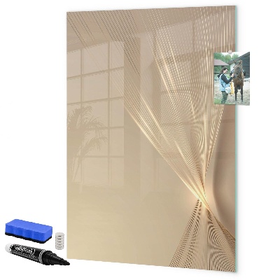 Magnettafel zum schreiben Moderne Fotodisplaytafel