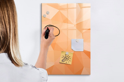 Schreib magnettafel Eine farbenfrohe Tafel für Fotos und Notizen