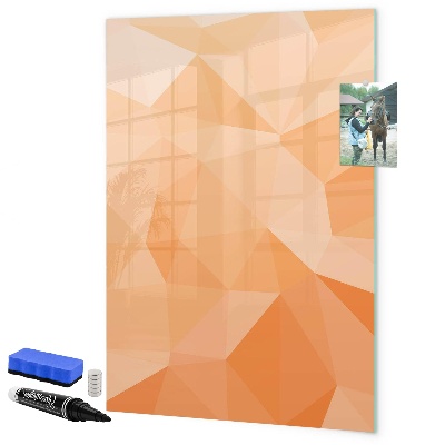 Schreib magnettafel Eine farbenfrohe Tafel für Fotos und Notizen