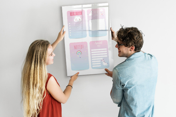 Magnettafel zum schreiben Planen mit Freude und Kreativität