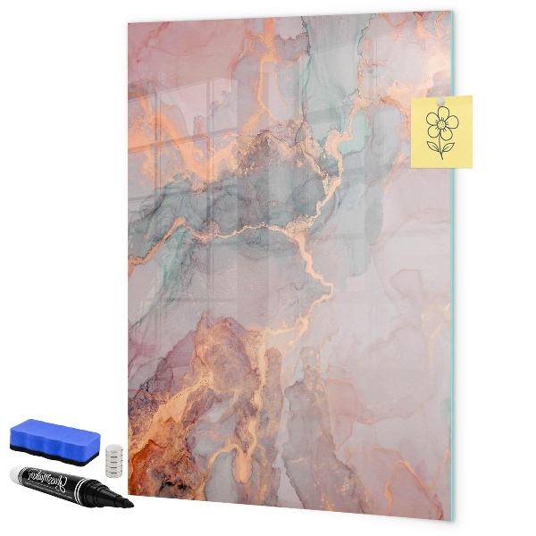 Schreib magnettafel Eine stylische Tafel für Notizen und Fotos