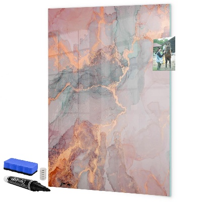 Schreib magnettafel Eine stylische Tafel für Notizen und Fotos