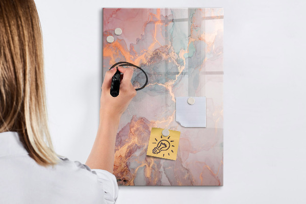 Schreib magnettafel Eine stylische Tafel für Notizen und Fotos