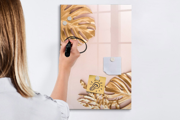 Magnettafel zum schreiben Eine stylische Tafel für Notizen und Fotos
