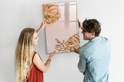Magnettafel zum schreiben Eine stylische Tafel für Notizen und Fotos