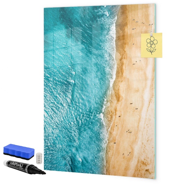 Schreib magnettafel Erinnerungen an einen Urlaub am Meer