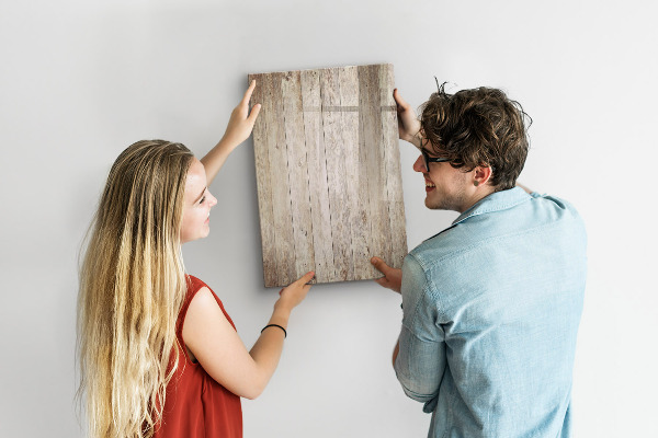 Magnettafel zum schreiben Fotoorganisator an der Wand