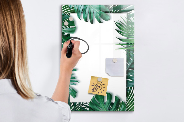 Schreib magnettafel Grüne Tafel zur Präsentation von Fotos