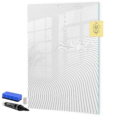 Schreib magnettafel Ein Spiegel mit Platz für Fotos