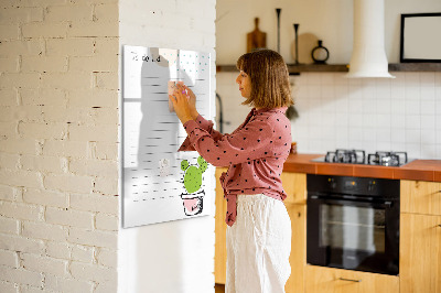 Magnettafel zum schreiben Eine To-Do-Liste mit einer kreativen Wendung