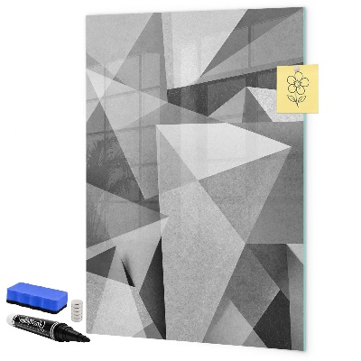 Magnettafel zum schreiben Moderne Tafel für Notizen und Fotos