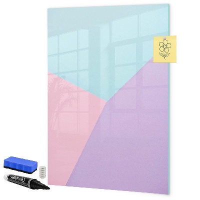 Schreib magnettafel Eine farbenfrohe Tafel für Notizen und Fotos