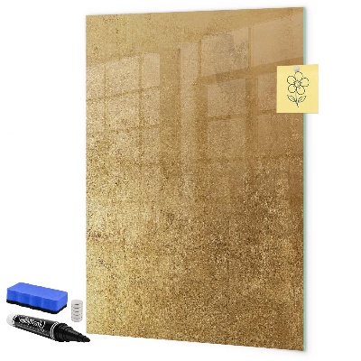 Schreib magnettafel Goldene Tafel für Fotos und Notizen