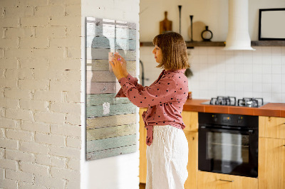 Magnettafel zum schreiben Stilvolle Pinnwand für Fotos und Notizen