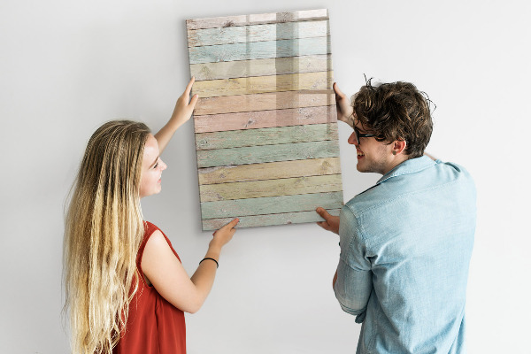 Magnettafel zum schreiben Stilvolle Pinnwand für Fotos und Notizen