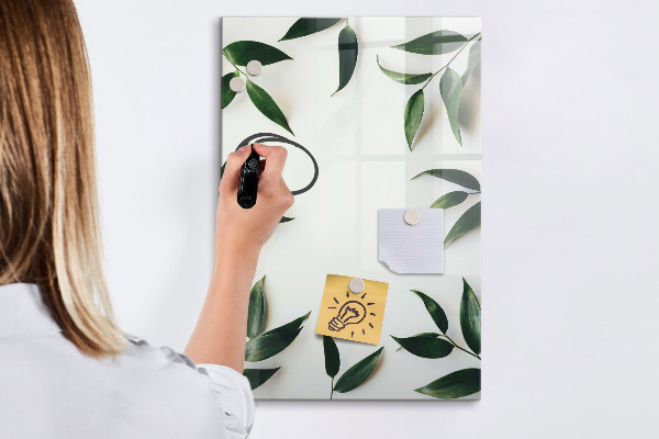 Schreib magnettafel Grüne Tafel für Fotos und Notizen