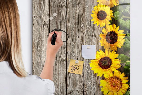 Schreib magnettafel Kreative Blumen- und Fotowand