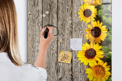 Schreib magnettafel Kreative Blumen- und Fotowand