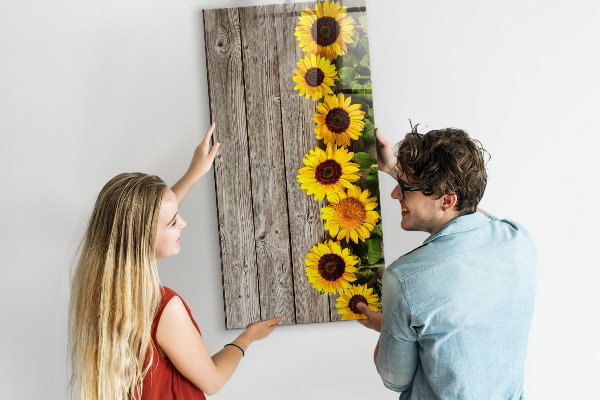 Schreib magnettafel Kreative Blumen- und Fotowand