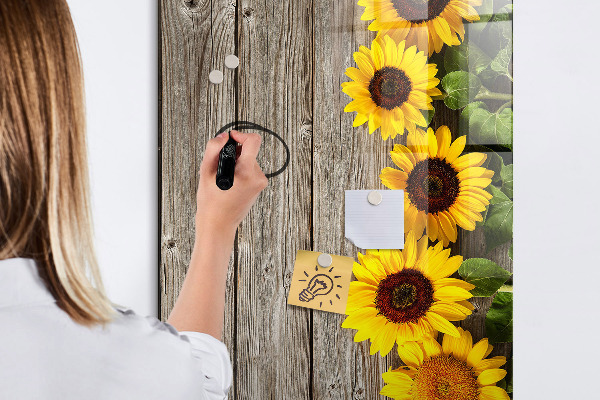 Schreib magnettafel Kreative Blumen- und Fotowand