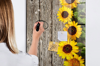 Schreib magnettafel Kreative Blumen- und Fotowand