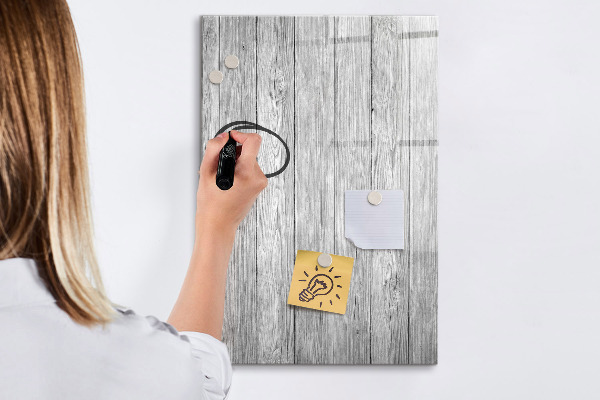 Schreib magnettafel Stilvolle Pinnwand für Fotos und Notizen