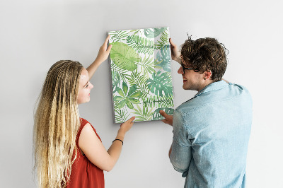 Magnettafel zum schreiben Grüne Tafel mit Platz für Fotos