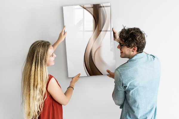 Schreib magnettafel Eine stylische Tafel für Notizen und Fotos