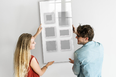 Schreib magnettafel Ein kreativer Raum für Fotos und Notizen
