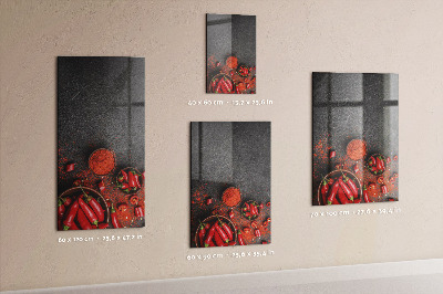 Schreib magnettafel Orangefarbene Tafel für Notizen und Fotos