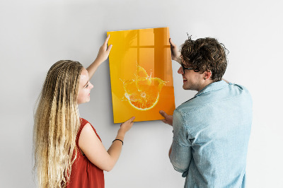 Schreib magnettafel Eine farbenfrohe Tafel für Fotos und Notizen