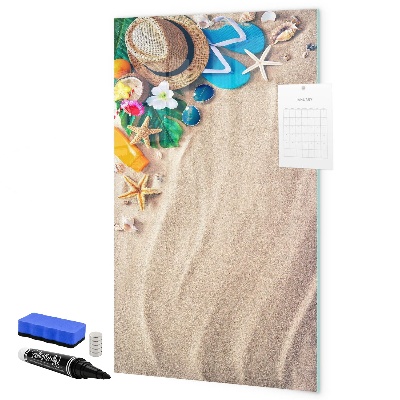 Magnettafel zum schreiben Eine kreative Pinnwand für Urlaubserinnerungen