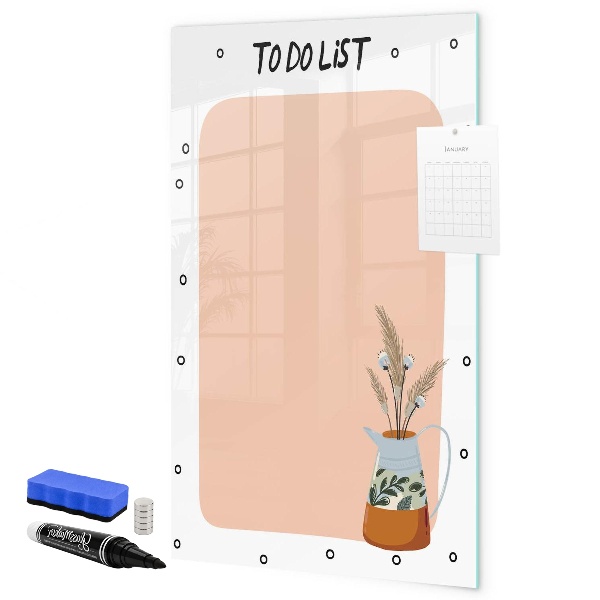 Magnettafel zum schreiben Planungs- und Notiztafel