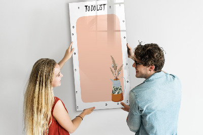 Magnettafel zum schreiben Planungs- und Notiztafel