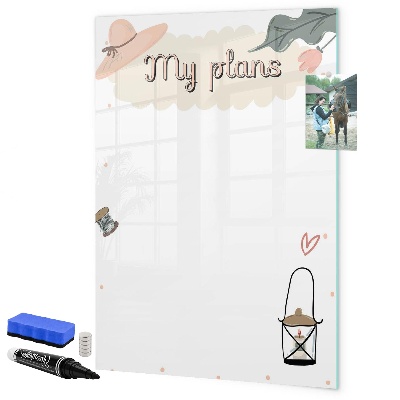 Schreib magnettafel Planen mit Freude und Kreativität