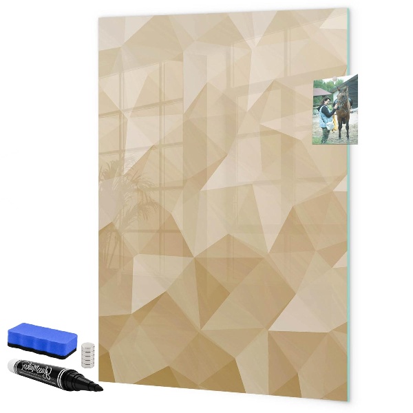 Magnettafel zum schreiben Moderne Tafel für Notizen und Fotos